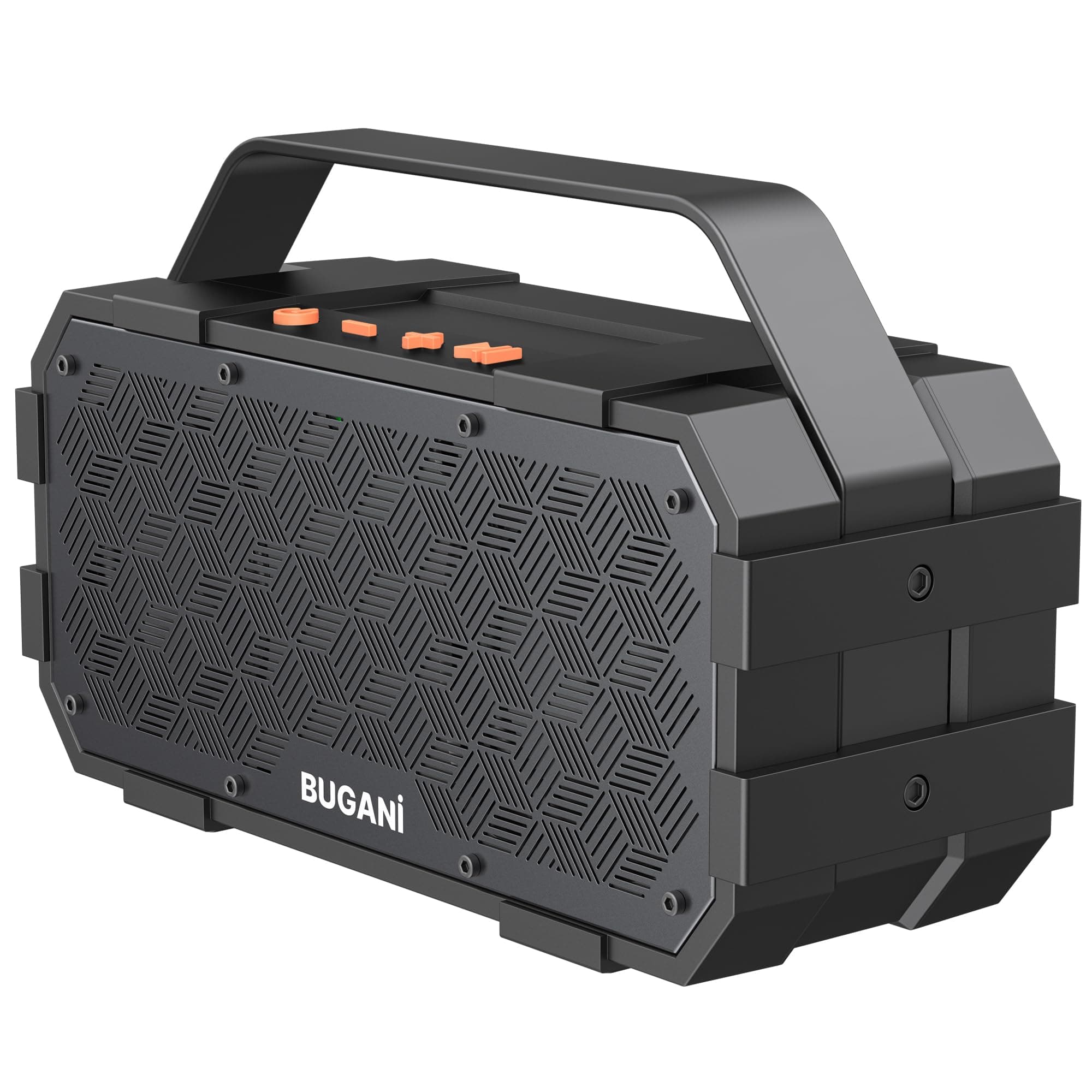 Bluetooth Speaker, BUGANi M90 Portable Bluetooth Speaker with 30W Stereo Sound and Deep Bass,Bluetooth5.0, Support TF Card AUX, Built in Mic (Black)