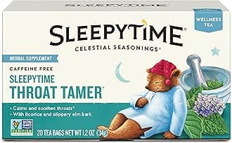 Wellness Tea, Sleepytime Throat Tamer, Caffeine Free Sleep Tea, 20 Tea Bags