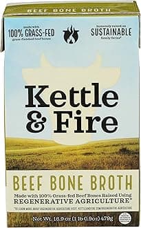 Kettle & Fire Regenerative Agriculture Beef Bone Broth, 16.9 OZ