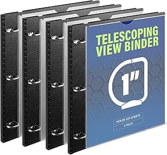 1“ Telescoping D Ring Binder