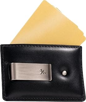 House of Jack Co.Slim Daddy Money Clip Wallet | Black, Slim Front Pocket Wallet | Minimalistic Design, Compact Size, Gunmetal Finish Money Clip