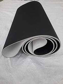 Generic Treadmill Belt (102 x 16 inch) Black Flat Belt for Treadmill