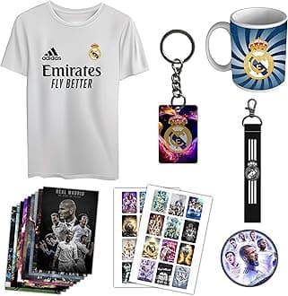 woopme Real Combo Kit For Boys Girls Madrid Fans | Football Lovers | Combo Gift Kit