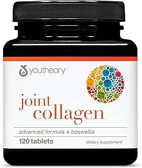 Joint Collagen Advanced - Collagen Supplement - Joint Support & Health - Collagen for Bones and Joints for Women & Men - with Boswellia Extract, Turmeric & Quercetin - 120 Tablets