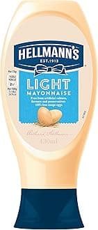 Hellmanns Light Mayonnaise Squeezy 430g