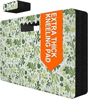 Kneeling Pad, Extra Thick Gardening Kneeling Pad for Women, Large Foam Bathtub Kneeling Pad for Bathing Baby, Waterproof Knee Pads Garden Workout Supplies, 17.5 x 11.6 x 1.4 Inch, Green
