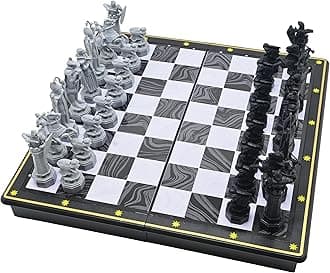 Lexibook Harry Potter Chess Game, Magnetic and Foldable Chess Board, 32 Pieces, Family Game, CGM300HP, 2 Players, Age 7+
