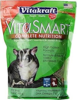 Vitakraft VitaSmart Sugar Glider Food - High Protein Formula, 28 Ounce