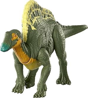 Mattel HBX38 Jurassic World HBX38 Ouranosaurus Action Figure, Total Length: 11.8 inches (30 cm), Dinosaur Toys, 4 Years Old and Up