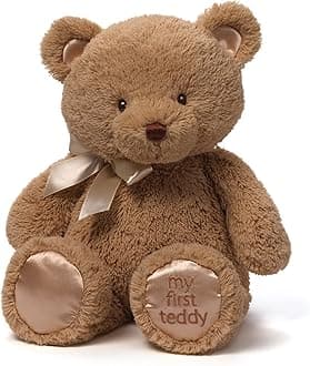 GUND Baby My First Teddy Bear, Ultra Soft Animal Plush Toy for Babies and Newborns, Light Brown/Tan, 15”