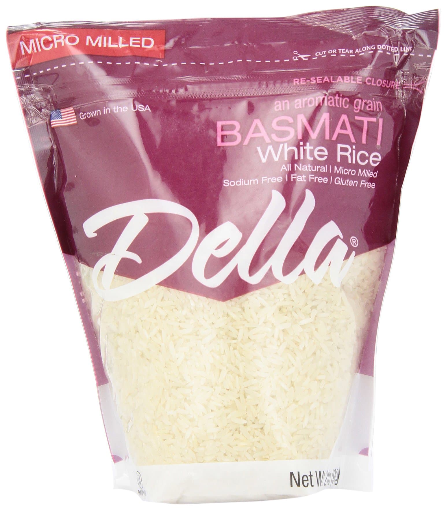 Della Aromatic American White Basmati Rice, 32-Ounce