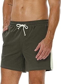 AIMPACT Mens Workout Sweat Shorts 5 Inch Cotton Casual Fitness Mens Athletic Gym Shorts with Pockets