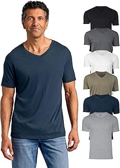 True Classic V Neck Mens T Shirt