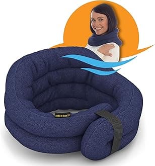 Sunny Bay Hands-Free Unscented Neck Heating Wrap 2.5 Pound Navy Blue