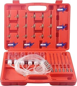 DAYUAN 6 Cylinder Diesel Injector Flow Meter Diagnostic Set, Cylinder Common Rail Adaptor Test Tool Leak Off Test Kit