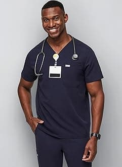 Men's Leon Medical Scrubs Shirt