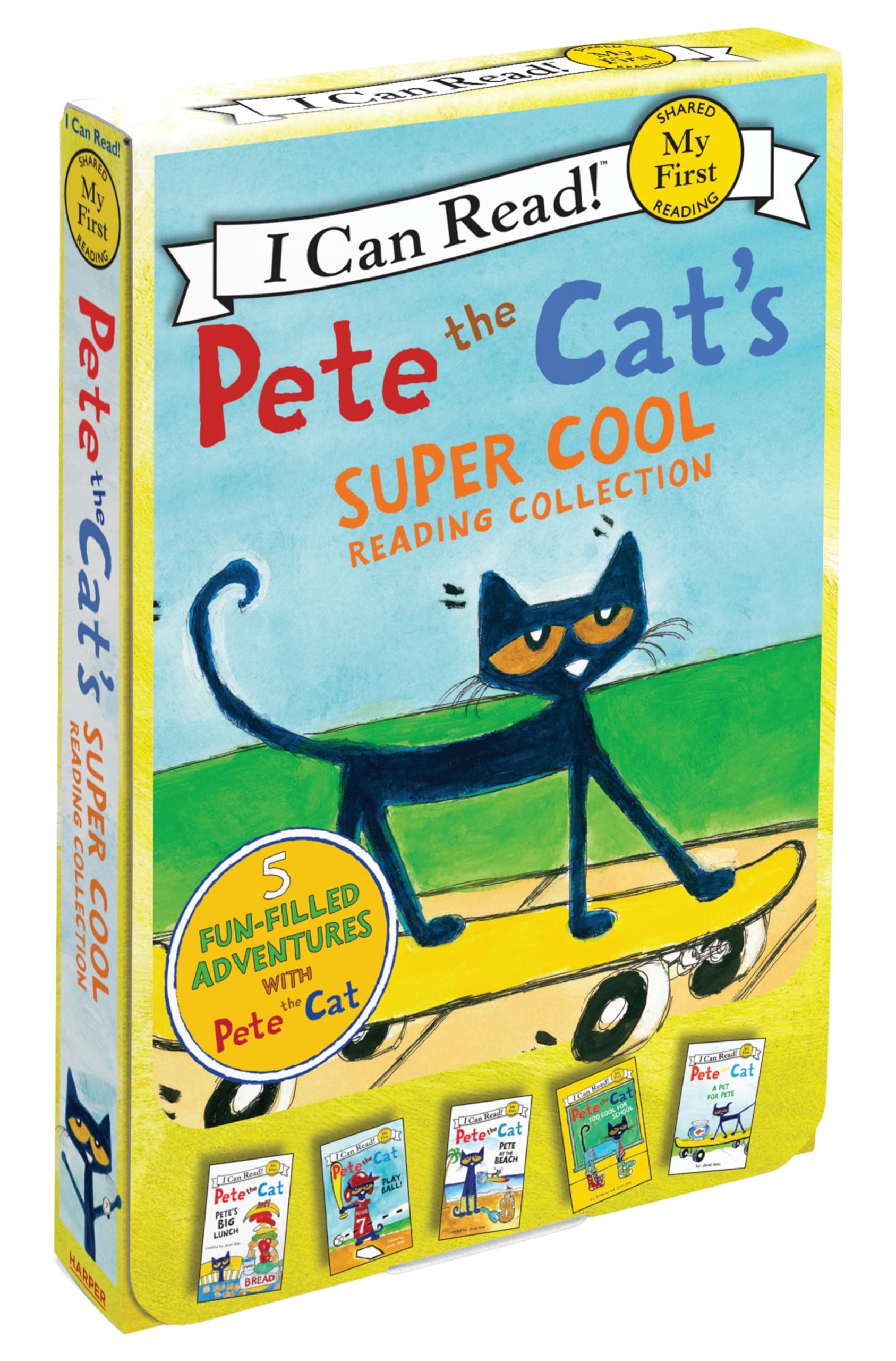 Pete the Cat's Super Cool Reading Collection
