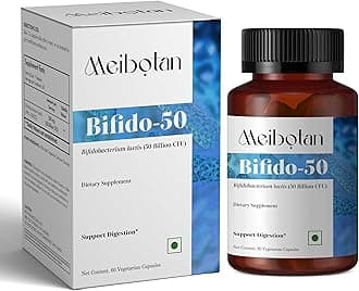 Probiotics Bifidobacterium Lactis 50 Billion CFU For Men & Women | Increases Immunity, Microcrystalline cellulose, Control Body Weight, Digestion support - 60 Veg Capsules.