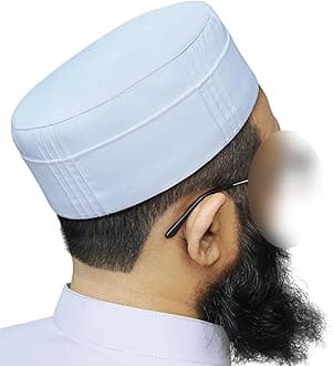 Zakwan Kufi, Traditional Islamic Caps for Men, Multiple Colors and Sizes