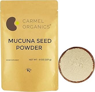Mucuna Pruriens Natural (White) Seeds Powder 8 Ounce or 0.5 Lb/227 Grams | Non GMO | Kosher | Kapikachhu Powder | No Added Preservative