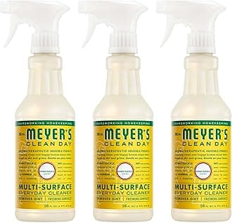 MRS. MEYER'S CLEAN DAY Multi-Surface Everyday Cleaner, Honeysuckle Scent, 16 Fl Oz Bottle - 3 Pack