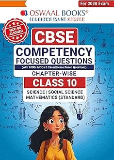 Oswaal Cbse Competency Focused Questions Chapter-Wise Class 10: Maths, Science, Social Science for 2026 Exam