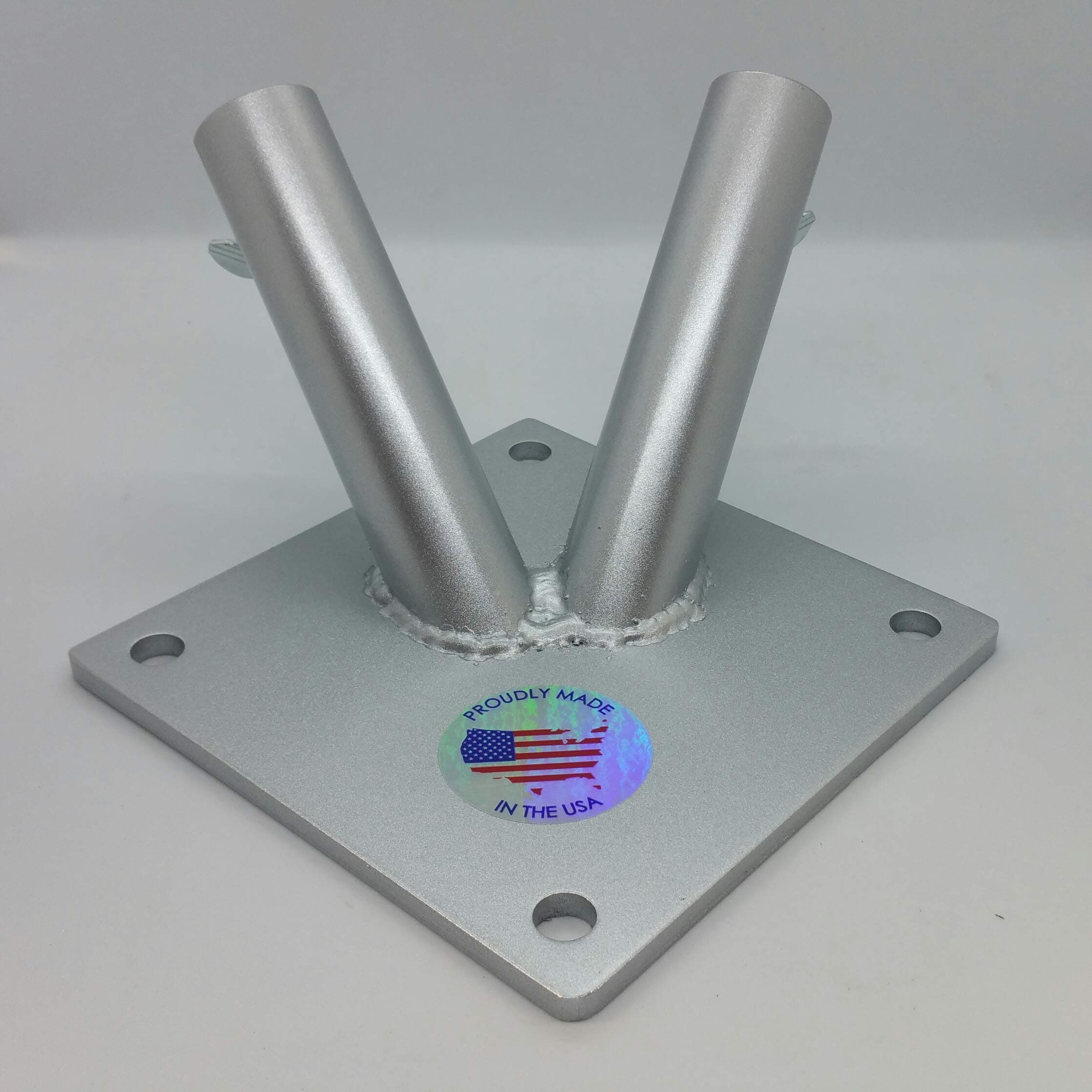 Standard 45 Degree Base Mount Dual Flag Holder