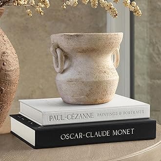 Aesthetic Decorative Books - Coffee Table Books Decor - Faux Decor Book Storage Box for Decoration - Set of 2 Linen Fake Book for Home Tables Decors - Photo Storage Keepsake Box