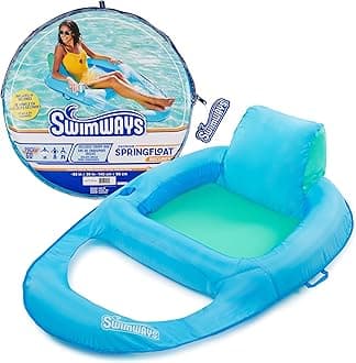 SwimWays Prem Recliner SkyBlue