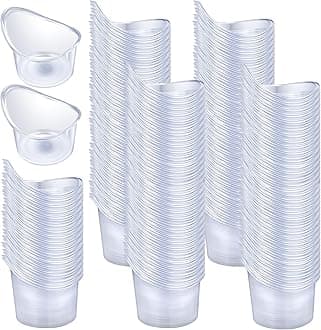 200 Pcs 5ml Eye Wash Cup Disposable Eye Wash Cups Plastic Measuring Cup Portable Cleaning Cups for Rinse and Flush
