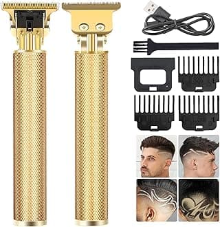 YOGINGO Professional Beard Trimmer for Men, Cordless Rechargeable Hair Trimmer for Men,T-Blade Hair Clippers,Hair Cutting Kit with Guide Combs, Gifts for Men