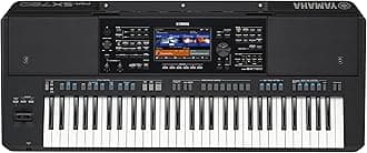 Yamaha 61-Key Arranger Keyboard, Multiple Styles and Voices, Assignable Live Control Knobs PSRSX720