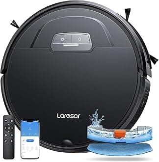 Robot Vacuum and Mop Combo, 3 in 1 Robotic Vacuum with 3.5L Self Emptying Station, Equipped with Lidar Navigation,Smart App Control, for Pet Hair/Floors/Carpets, L6 Pro, Silver
