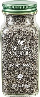 Poppy Seed Whole, Organic, 3.38 Ounce