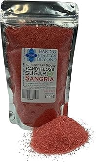 Baking Beauty and Beyond Premium Candy Floss Sugar 100g - Sangria Flavour