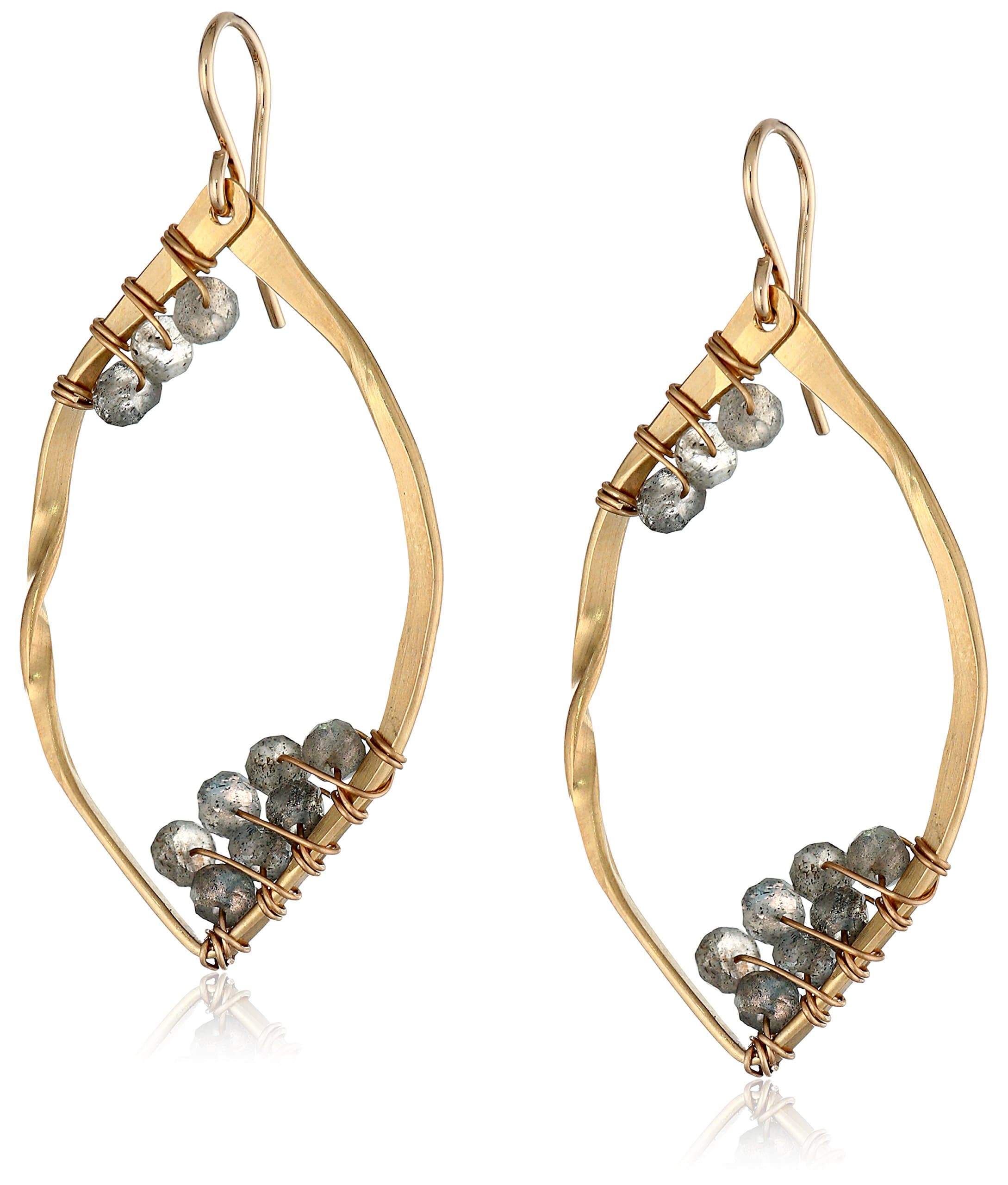 Nashelle Labradorite Cluster Earrings