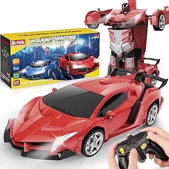 Transform Remote Control Car Toy for Kids 4 5 6 7 8, Remote Control Car for Boys 4-7, Transform Cars for Boys 4-6, Toy Car 5 Year Old Boy, Toys for 3 4 5 6 7 8 9 10 11 12 Years Old Boy