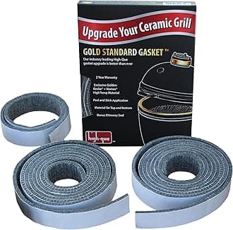 Gold Standard Nomex and Kevlar Gasket, Replacement for Big Green Egg X-Large Grill High-Heat 14.5' Gasket Seal, 2-Year Warranty, Made in USA