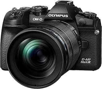 Olympus OM-D E-M1 Mark III Black Camera Body with M.Zuiko Digital ED 12-100mm F4.0 IS PRO Lens