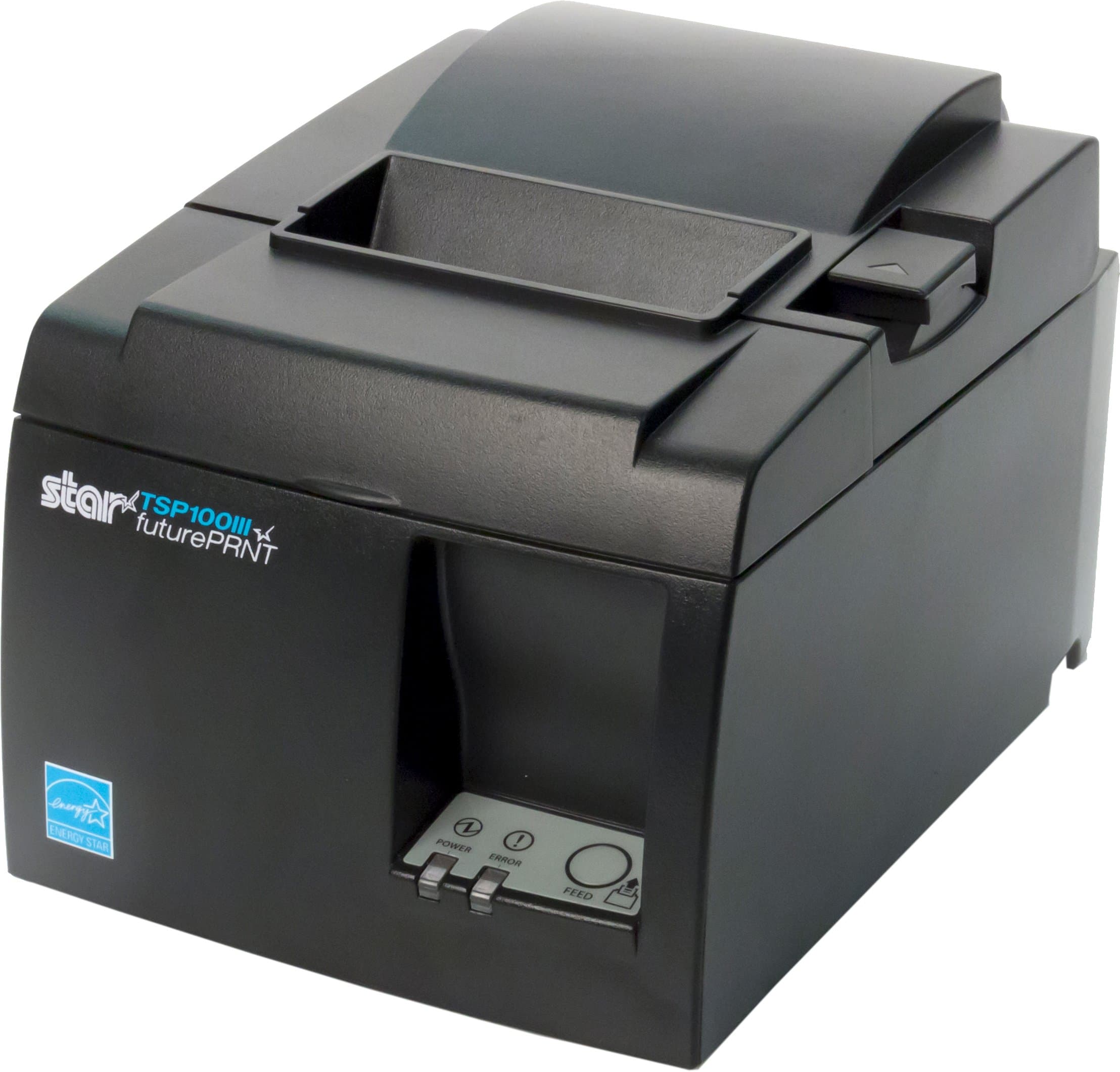 Micronics TSP143IIIU USB Thermal Receipt Printer with Device and Mfi USB Ports, Auto-cutter, and Internal Power Supply - Gray