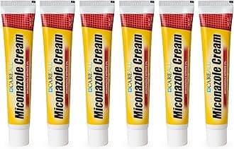 CareAll Miconazole Nitrate 2% Antifungal Cream 1.0 oz. (6 Pack), Clinically Effective Treatment for Most Athlete’s Foot, Jock Itch, Ringworm, Sooths and Relieves from These Conditions