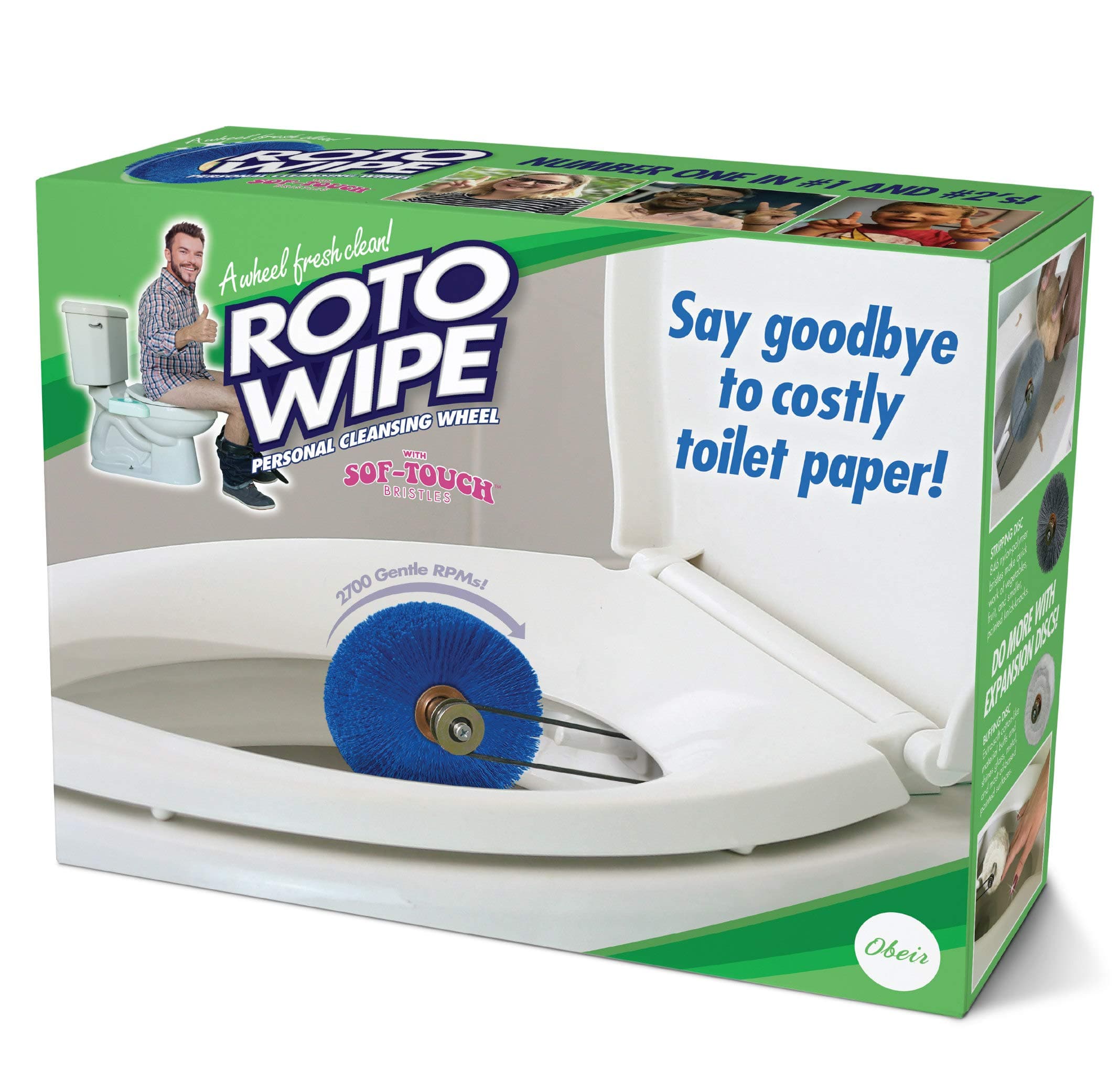 Prank Pack â‚¬Å“Roto Wipeâ‚¬ - Wrap Your Real Gift in a Funny Joke Gift Box - by Prank-O