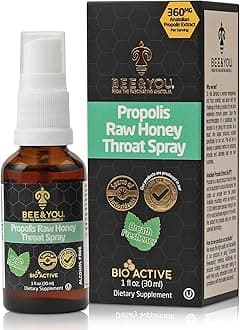 BEE and You, 100% Pure Propolis Extract, Immune Support, Sore Throat Relief, Antioxidants, Natural, Keto, Paleo, Gluten-Free | 1 FL Oz