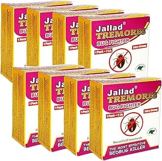 Bed Bug Spray Powder - 10 Gram | Long Lasting Protection from Cocroach & Termite | Powerful Spray for Bugs from Plant/Home/Kitchen (Pack of 8)