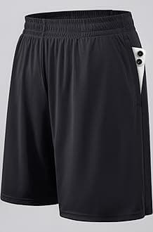 BALENNZ Athletic Shorts for Men with Pockets and Elastic Waistband Quick Dry Activewear