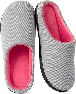RockDove Original Two Tone Memory Foam Slipper for Women