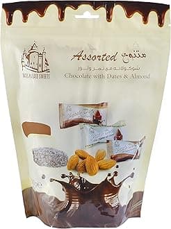 Dates Palace Sweets Assorted Chocolate With Dates And Almond 500g