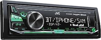 JVC KD-X340BTS Single-Din Car Digital Media Bluetooth Receiver, USB/AUX/SiriusXM
