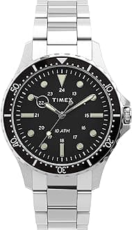 Timex Men's Navi XL 41mm Analog Quartz Stainless Steel 20 Casual Watch