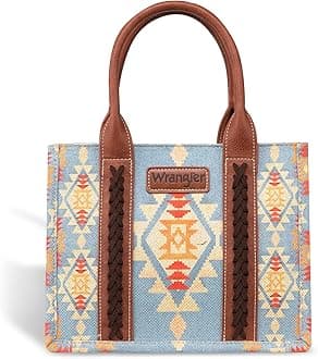 Montana WestWrangler Tote Bag for Women Western Shoulder Purses Boho Aztec Satchel Handbags